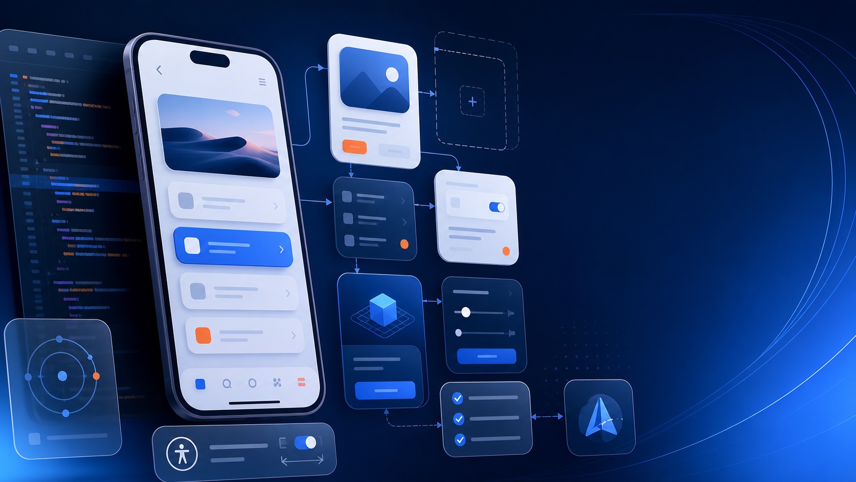 خريطة مفاهيم تطوير تطبيقات iOS باستخدام Swift و SwiftUI
